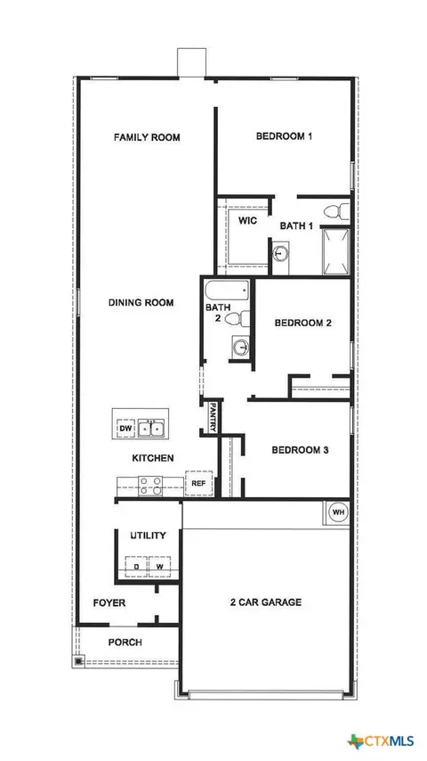 Floorplan - 1306 Newey Cir, Temple, TX 76502 photo 1 of 1