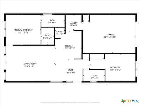 Floorplan - 1313 E 3rd St, Georgetown, TX 78626 photo 1 of 1