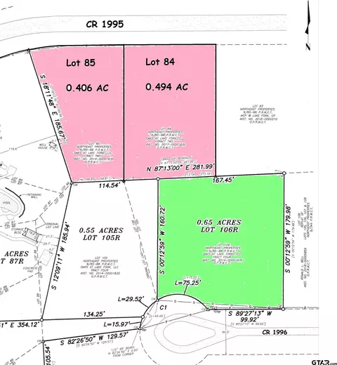 lot S 8485 Cr 1995, Yantis, TX 75497
