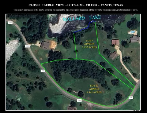 lot5 Lot 22 Cr 1300, Yantis, TX 75497
