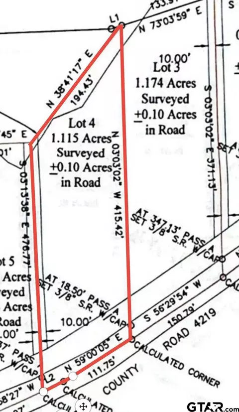 tbd Cr 4209 #LOT 4, Jacksonville, TX 75766