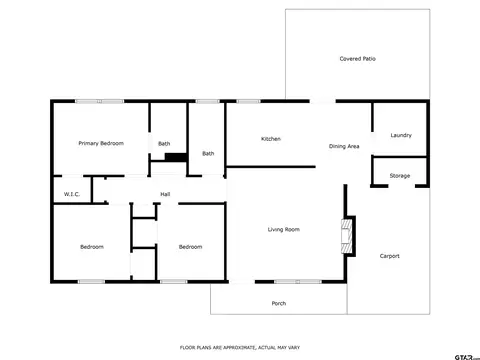 Floorplan - 607 Milligan, Longview, TX 75604 photo 1 of 1