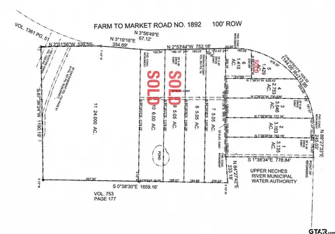 tbd 0- Lt 8 Fm 1892, Frankston, TX 75763