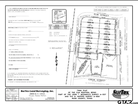 616 N Commerce, Overton, TX 75684