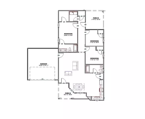 Floorplan - 814 Premier Rd, Longview, TX 75604 photo 2 of 2
