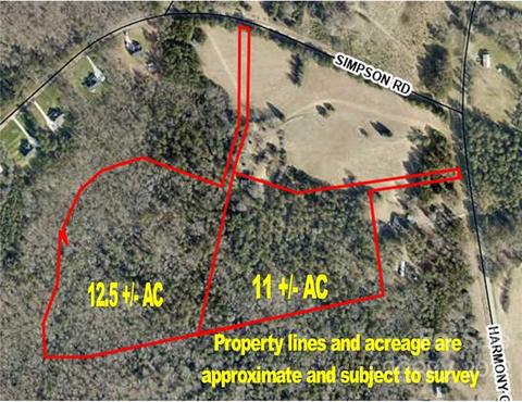 11 Ac Harmony Church Rd, Edgemoor, SC 29712