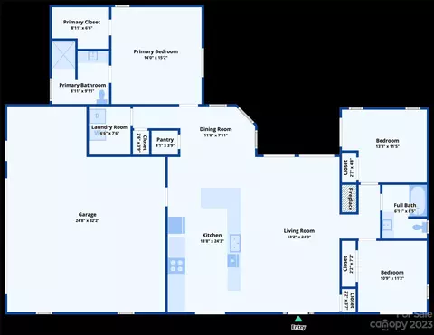 Floorplan - 1603 Howard Gap Loop Rd, Flat Rock, NC 28731 photo 1 of 1