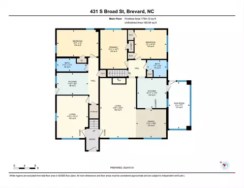 Floorplan - 433 S Broad St, Brevard, NC 28712 photo 1 of 3