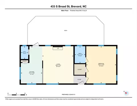 Floorplan - 433 S Broad St, Brevard, NC 28712 photo 3 of 3