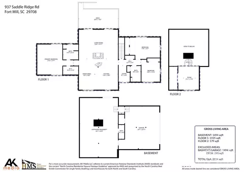 Floorplan - 937 Saddle Ridge Rd, Fort Mill, SC 29708 photo 1 of 1