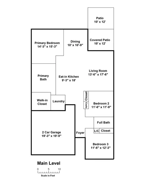 Floorplan - 3324 Plum Dr, Monroe, NC 28110 photo 1 of 1