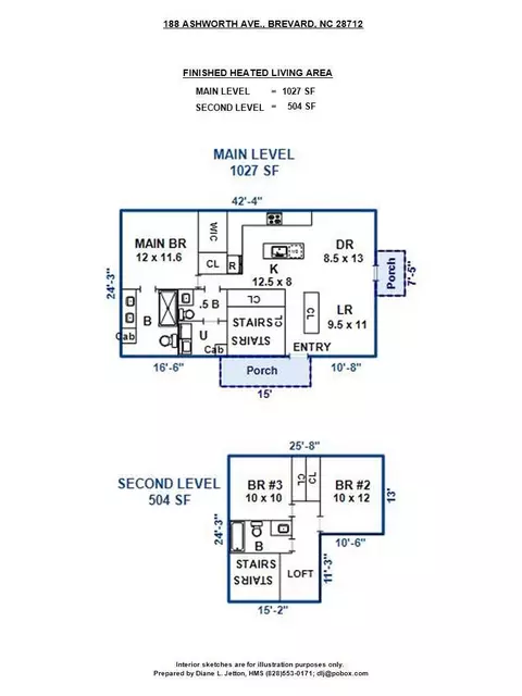 Floorplan - 188 Ashworth Ave, Brevard, NC 28712 photo 1 of 1