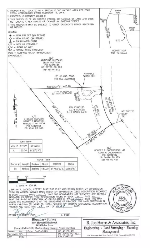 9419 Bales Ln, Charlotte, NC 28227