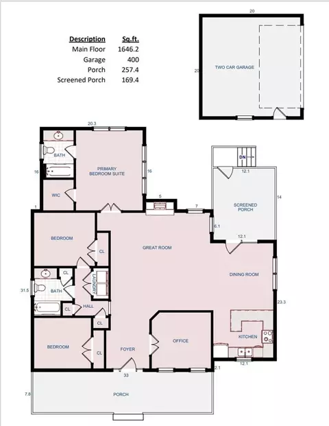 Floorplan - 313 Ashby Dr, Davidson, NC 28036 photo 1 of 1