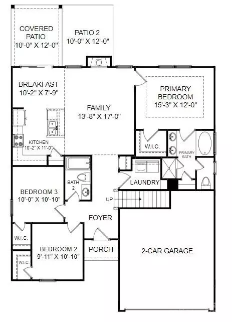 Floorplan - 3134 Laurel Brook Dr, Denver, NC 28037 photo 1 of 2