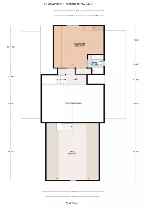 Floorplan - 72 Devanna Dr, Alexander, NC 28701 photo 3 of 3