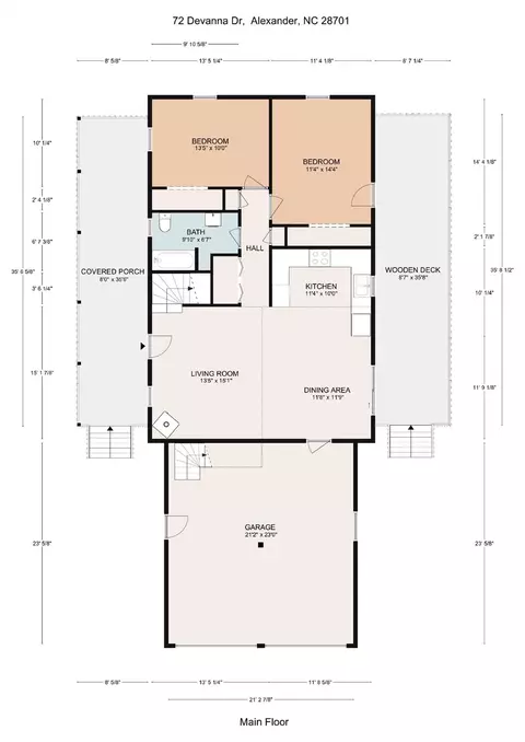 Floorplan - 72 Devanna Dr, Alexander, NC 28701 photo 2 of 3