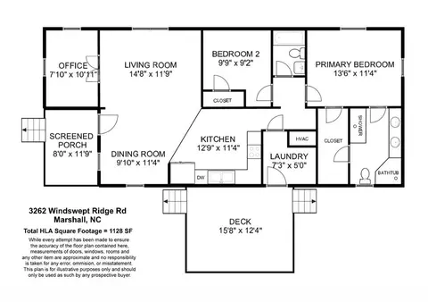 Floorplan - 3262 Windswept Ridge Rd, Marshall, NC 28753 photo 1 of 1