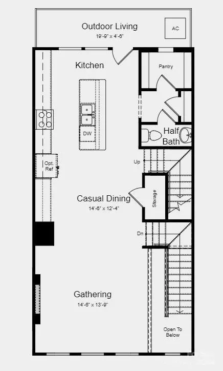 Floorplan - 415 Jetton St, Davidson, NC 28036 photo 2 of 5