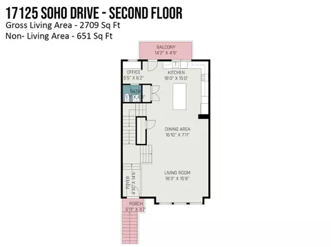 Floorplan - 17125 Soho Dr, Charlotte, NC 28204 photo 2 of 4