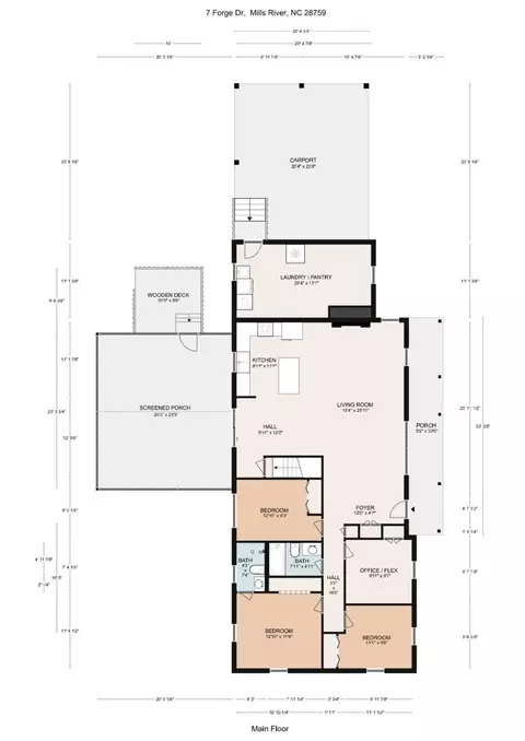 Floorplan - 7 Forge Dr, Mills River, NC 28759 photo 1 of 2