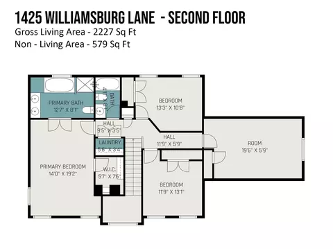 Floorplan - 1425 Williamsburg Ln, Monroe, NC 28110 photo 2 of 2