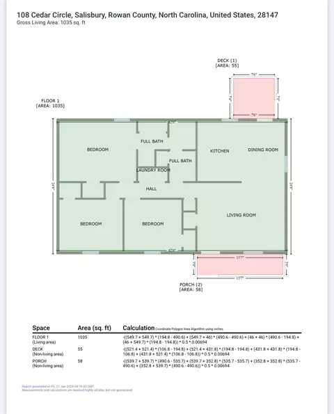 Floorplan - 108 Cedar Cir, Salisbury, NC 28147 photo 1 of 1
