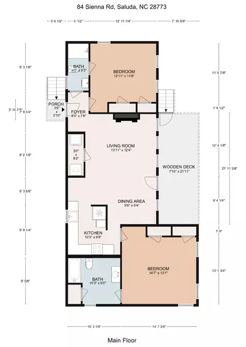 Floorplan - 84 Sienna Rd, Saluda, NC 28773 photo 1 of 1