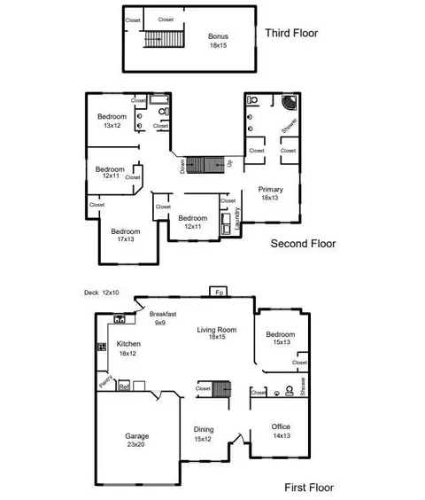 Floorplan - 10129 Squires Way, Cornelius, NC 28031 photo 1 of 1