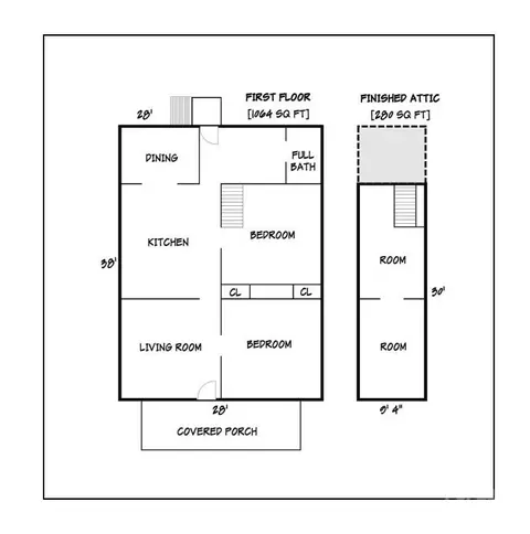 Floorplan - 103 Section House Rd, Hickory, NC 28601 photo 1 of 1