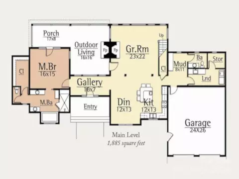 Floorplan - 25 Monteith Pl, Mill Spring, NC 28756 photo 1 of 2