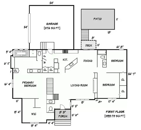 Floorplan - 487 Mount Bethel Rd, Harmony, NC 28634 photo 1 of 2
