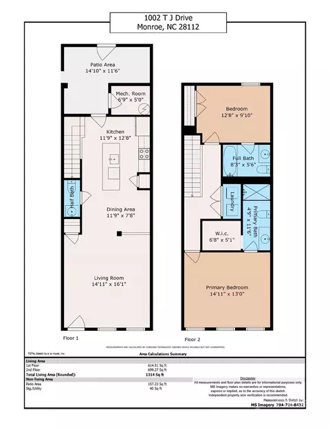 Floorplan - 1002 Tj Dr, Monroe, NC 28112 photo 1 of 1