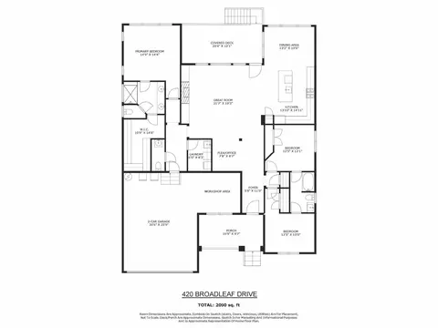Floorplan - 420 Broadleaf Dr, Denver, NC 28037 photo 1 of 1