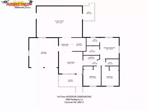 Floorplan - 1886 Red Berry Ln, Conover, NC 28613 photo 1 of 1