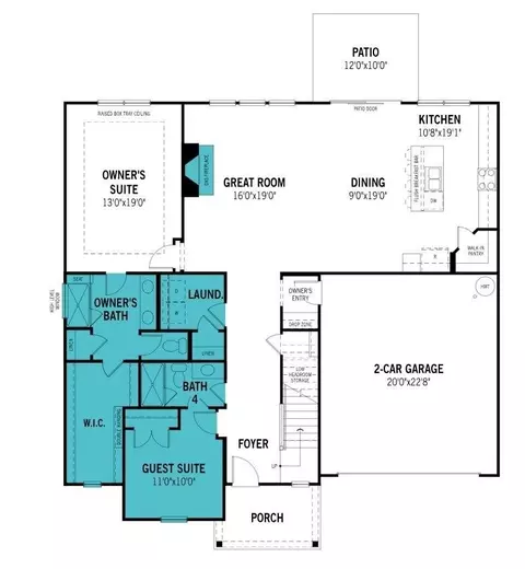 Floorplan - 1736 Honey E Trl E, Monroe, NC 28112 photo 1 of 2