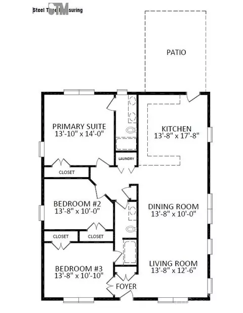 Floorplan - 3900 Sofley Rd, Charlotte, NC 28206 photo 1 of 1