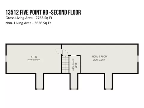 Floorplan - 13512 Five Point Rd, Locust, NC 28097 photo 3 of 3