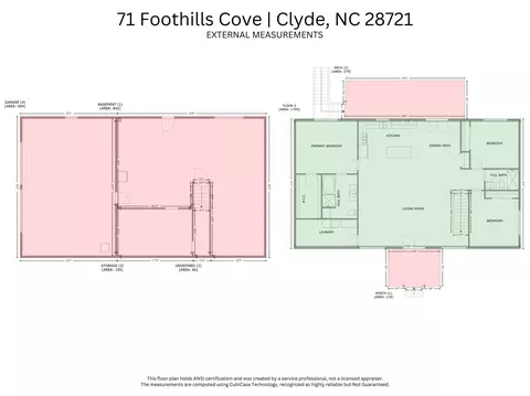 Floorplan - 71 Foothills Cv, Clyde, NC 28721 photo 1 of 2