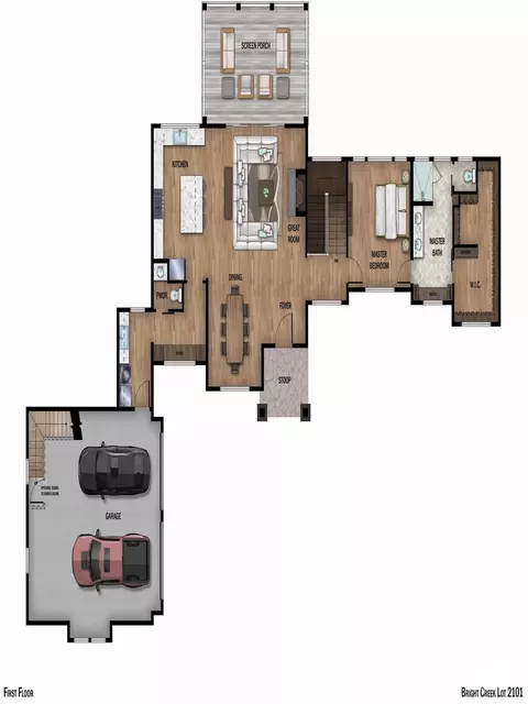 Floorplan - 2101 Harm Creek Loop, Mill Spring, NC 28756 photo 1 of 4
