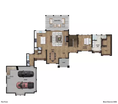 Floorplan - 2101 Harm Creek Loop, Mill Spring, NC 28756 photo 2 of 4