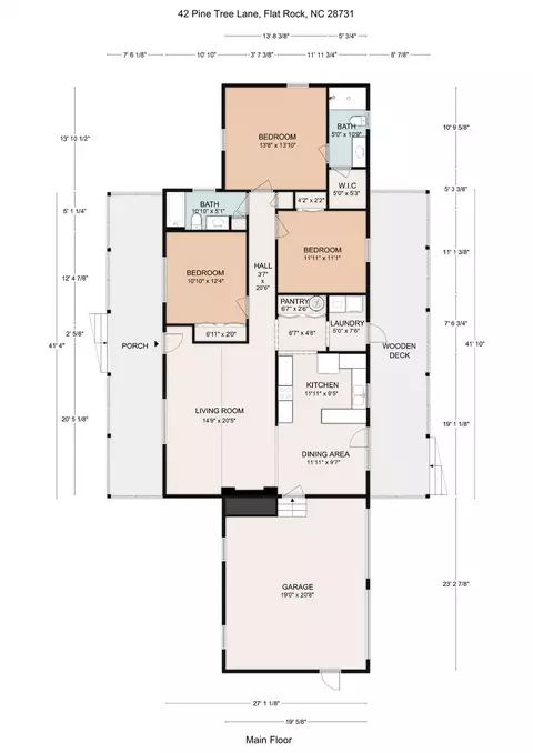 Floorplan - 42 Pine Tree Ln, Flat Rock, NC 28731 photo 1 of 3