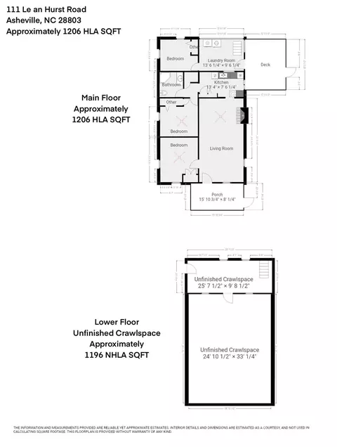 Floorplan - 111 Le-an-hurst Rd, Asheville, NC 28803 photo 1 of 1