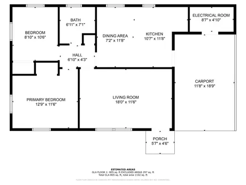 Floorplan - 437 E 22nd St, Kannapolis, NC 28083 photo 1 of 1