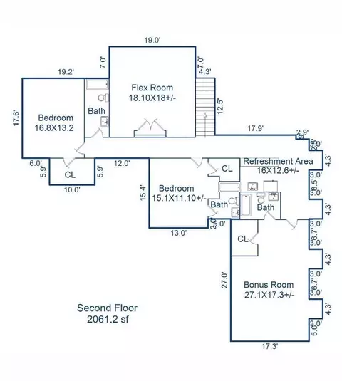 Floorplan - 7672 Nautical Vw, Denver, NC 28037 photo 2 of 2