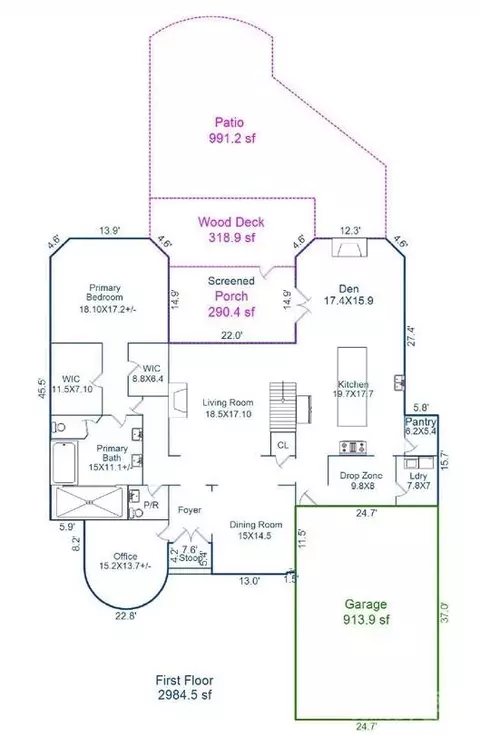 Floorplan - 7672 Nautical Vw, Denver, NC 28037 photo 1 of 2