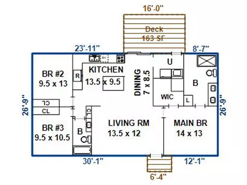 Floorplan - 105 Eade Rd, Etowah, NC 28729 photo 1 of 1