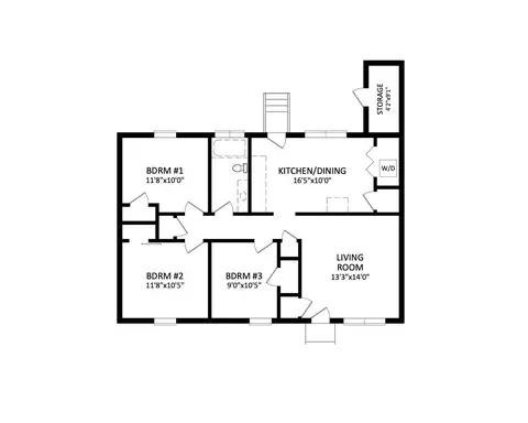 Floorplan - 2500 Danforth Ln, Charlotte, NC 28208 photo 1 of 1