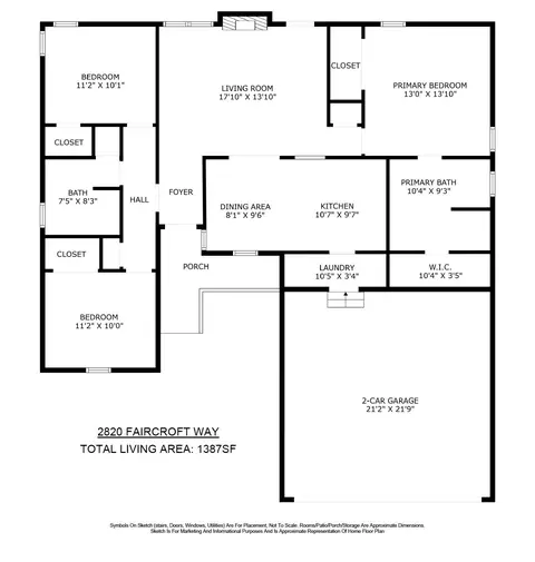 Floorplan - 2820 Faircroft Way, Monroe, NC 28110 photo 1 of 1