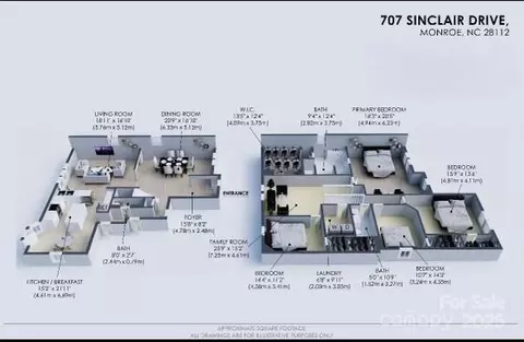 Floorplan - 707 Sinclair Dr, Monroe, NC 28112 photo 1 of 1